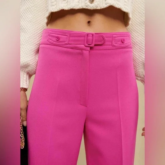(R1) Maje Women Patricia Wide
Leg Pants Fuchsia Size 34EU/
XS - Picture 16 of 16